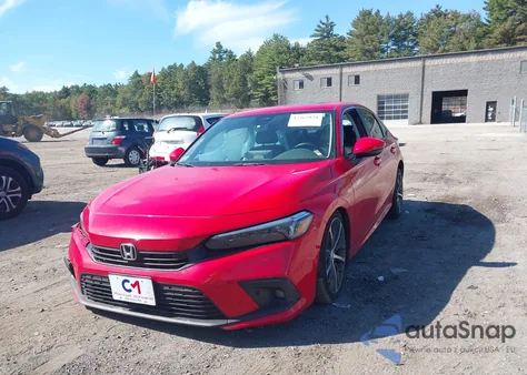 2024 Honda Civic Touring из США, поврежденный, VIN 2HGFE1F92RH310104